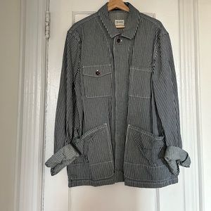 Todd Snyder railroad stripe chore coat ( last pic for fit)